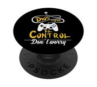 No te preocupes, Dios tiene el control. - Spanish Bible Tee PopSockets PopGrip Adesivo