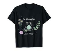 No Thoughts Just Frog Amante Carino Anfibio - Maglietta