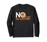 No Ticket No Support - Informatica Lavoro Admin Maglia a Manica