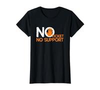 No Ticket No Support - Informatica Lavoro Admin Maglietta con Stampa Grafica Economica, Donna, Nero, L