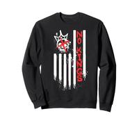 No To Kings Day in America March And Protest US Flag Skull Felpa