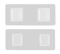No Trace Hook - Strong Transparent PVC Design, Weather Resistant Adhesive