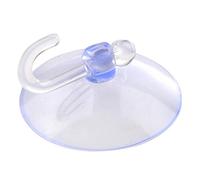 No Trace Sucker with Hook Sucker - Gancio sottovuoto in plastica riutilizzabile per armadio da cucina Windows Usa 1 PZ TrasparentDurability