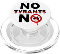 No Tyrants No Kings Resist Stop Fascism Protest Anti-Fascism PopSockets PopGrip per MagSafe