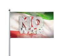 No War Concept. Of Iran. Waved Highly Bandiere Resistente Alle Intemperie Bandiera Colore Vivido Bandiera Da Giardino Per Esterno Balcone Interno Giardino 90X150Cm