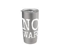 No War Contro la Guerra Peace Colomba della Pace No War Bicchiere termico in acciaio inox doppia parete