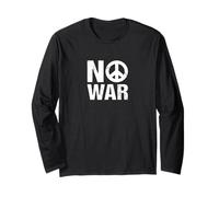 No War simbolo della pace Maglia a Manica