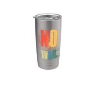 NO WAR Stop War Peace Bicchiere termico in acciaio inox doppia parete