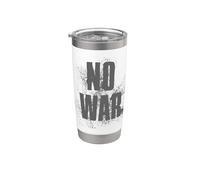 NO WAR Stop War Peace Bicchiere termico in acciaio inox doppia parete