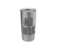 NO WAR Stop War Peace Bicchiere termico in acciaio inox doppia parete