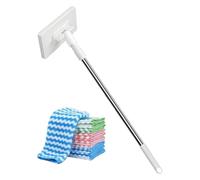 No Wash Mop, design a cambio rapido automatico, detergente compatto staccabile, zero sprechi Lazy Mop per una facile pulizia, pavimenti e versatili, multi per piastrelle asciutte o