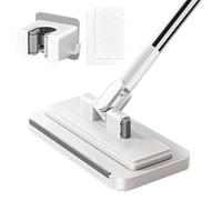 No-Wash Mop - Pulizia Senza Contatto Con 2 Panni In Microfibra Riutilizzabili | Mini Mop Zero-Touch Clip Design Per La Pulizia A Umido E A Secco Su Pavimenti In Legno, Piastrelle, Laminato E Marmo