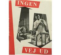 No Way Out Richard Widmark Linda Darnell 1950 Vintage Old Danish Movie Program