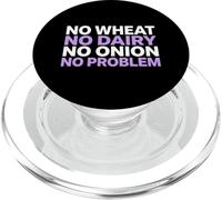 No Wheat No Dairy No Cipolla Basso FODMAP Dieta Digestione Guru PopSockets PopGrip per MagSafe
