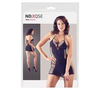 Abito con Rete Laterale e Reggiseno Collare con Perizoma - Nero (S-L)