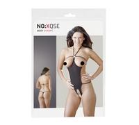 NO:XQSE - Body intimo aperto con strass - nero - taglia S-L