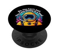 No You Can't Just Try Cave Diving in a Pool Diver PopSockets PopGrip Adesivo