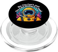 No You Can't Just Try Cave Diving in a Pool Diver PopSockets PopGrip per MagSafe