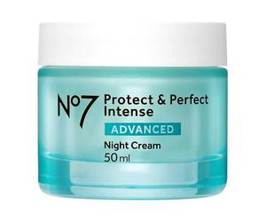 No7 Crema notte avanzata Protect & Perfect NUOVO COMPLESSO NOTTE - 50 ml (confezione da 1)
