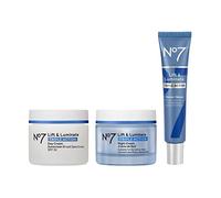 No7 Lift & Luminate Skincare Kit - 3 pezzi Kit from Boots No 7 - Serum, Day Cream, Night Cream