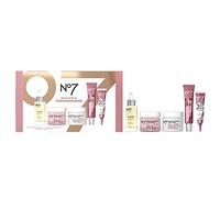 No7 Restore & Renew Face & Neck Multi Action Skincare System, confezione da 5, miglior regalo per Natale da donna