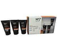 No7 - Set regalo energizzante da uomo, mini body ycare Trio, con biglietto di ringraziamento Topline (lingua italiana non garantita), meraviglioso regalo per riempire la calza, regali per uomini o