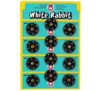 No9 25MM, White Rabbit Metallo Bottoni Automatici, Scegliere Col & Quantità, Ref
