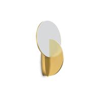 NOA-A Applique a parete led 18W struttura in metallo ottone verniciato,diffusore satinato in acrilico, dimmerabile SDD 2800 - 5000k