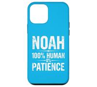 Noah 100% Umano 0% Pazienza - Nome audace Noah Humor Custodia per iPhone 12 mini