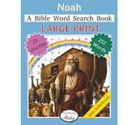Noah: A Large Print Bible Word Search Book: A Large Print Bible Word Search Book with 28 puzzles and solutions | 8.5 x 11 | Solutions included: ... Bible passage references for every puzzle