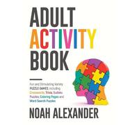 Noah Alexander Adult Activity Book (Tascabile)