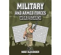 Noah Alexander Military and Armed Forces Word Search (Tascabile)