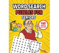 Noah Alexander Word Search Puzzles for Seniors (Tascabile)
