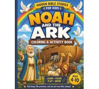 Noah and the Ark Coloring & Activity Book: A Fun Bible Coloring Book with Mazes, Word Searches, Activities, and Scripture for Kids