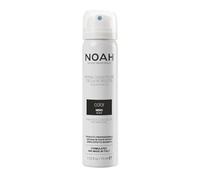 NOAH Correttore spray naturale per capelli, colore nero, con vitamina B5, per un effetto luminoso e omogeneo, 75 ml