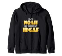 Noah Costume IDGAF Funny Meme Halloween Costume for Noahs Felpa con Cappuccio