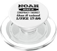 Noah era un teorico della cospirazione e poi pioveva umorismo divertente PopSockets PopGrip per MagSafe