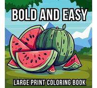 Noah Goleman Bold and Easy Large Print Coloring Book (Tascabile)