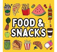 Noah Goleman Food and Snacks Coloring Book (Tascabile)