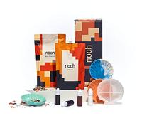 noah Jesmonite e Terrazzo Kit con Stampi in Silicone Conchiglia - Pigmenti a Base d'Acqua con Colori Neutri - Set Fai-Da-Te Completo - Kit Scultura per Principianti - Idea Regalo