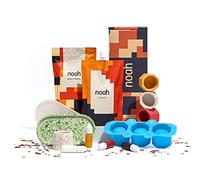 Noah Jesmonite e Terrazzo Kit con Stampi per Lumini e Vassoio in Silicone - Pigmenti a Base d'Acqua con Colori Primari - Set Fai-da-Te Completo - Kit Scultura per Principianti - Idea Regalo