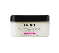 Noah Natural Colour Protection Hair 2.4 Maschera con Fitokeratina di Riso per Capelli Trattati, Colorati o Evidenziati, Formula Rigenerante, Migliorante, Vegana, Cruelty-Free, a base vegetale, 200 ml