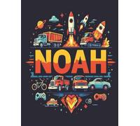 Noah Personalized Notebook: Contains select sheets w/inspirational quotes and is perfect for journaling, note taking, ,or just having fun and getting ... sized (8.5x11) perfect for notes or big jobs.