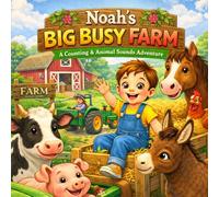 Noah’s Big Busy Farm: A Personalized Name Book for Kids | Counting, First Words & Animal Sounds | Perfect Gift for Toddlers, Baby Boys & Preschoolers Named Noah