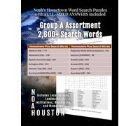 Noah’s Hometown Word Search Puzzles with FULL-SIZED ANSWERS included Group A Assortment: Includes Local Streets, Landmarks, Institutions, Businesses, and Memories