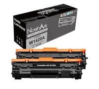 NoahArk Compatibili per 142A W1420A (con nuovo chip), 142X W1420X Cartucce toner per Laserjet M110 M110w MFP M139 M139w M140 M140w stampante (2 nero)