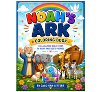 Noah's Ark Coloring Book: Fun and Simple Bible Story for Kids to Color