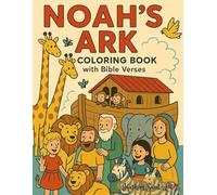 Noah's Ark: Coloring book whit bible verses
