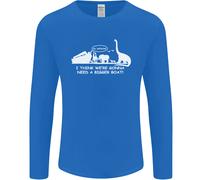 Noah's Ark Dinosauri T-Rex Ateo Ateismo Uomo Manica Lunga T-Shirt