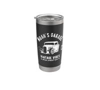 Noah's Garage Hotrod Classic Car Design per il nome Noah Bicchiere termico in acciaio inox doppia parete